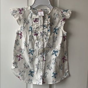 Gymboree girls cat shirt size 4